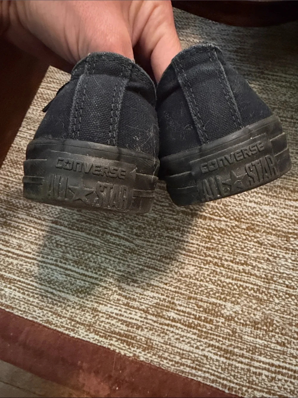 Unisex Converse Black Low-Top Canvas Sneakers - Picture 4 of 5